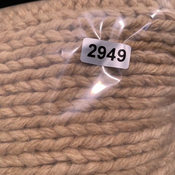 Kenji Womens Chunky Shawl Lambswool Angora Sweater Vest Large Camel Quiet Luxury - Picture 9 of 9